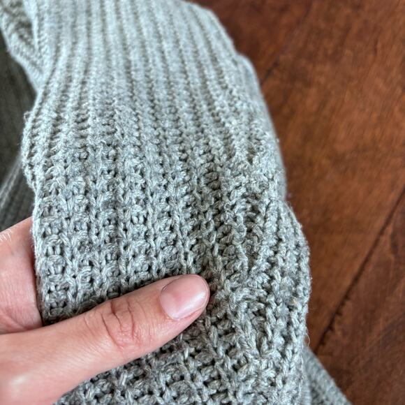 Kimchi Blue Anthropologie Women's‎ Knit Sweater Chunky Knit Gray Cardigan - Picture 4 of 7